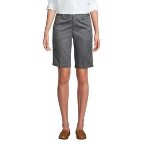 Lands' End Women's Gray Bermuda Shorts
